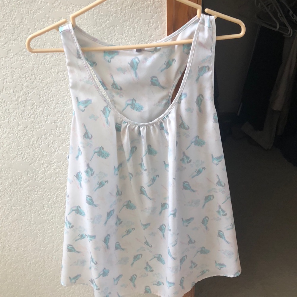 Racer back blouse